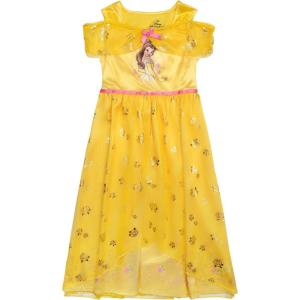 imageDisney Girls Princess Dress Nightgown Fantasy Gown Soft amp Cute Pajamas for KidsBelle Rose Garden