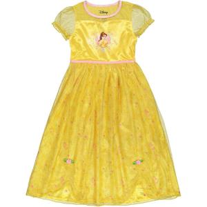 imageDisney Girls Princess Dress Nightgown Fantasy Gown Soft amp Cute Pajamas for KidsBelle Shines 3