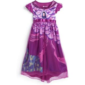 imageDisney Girls Princess Dress Nightgown Fantasy Gown Soft amp Cute Pajamas for KidsMal Dress