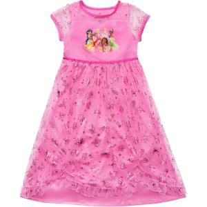imageDisney Girls Princess Dress Nightgown Fantasy Gown Soft amp Cute Pajamas for KidsPrincess Fun Time