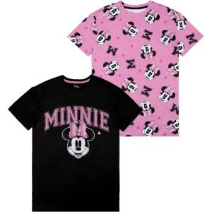 imageDisney Lilo amp Stitch Girls 2Pack Nightgown Comfortable ShortSleeve Nightwear Soft amp Cute Pajamas for KidsTeam Minnie