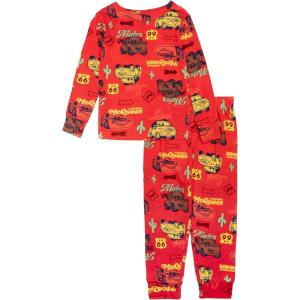 imageDisney boys 2piece Snugfit Viscose Pajama Set Soft amp Cute for KidsMcqueen Fun