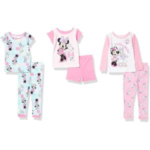 imageDisney unisexchild 6piece Snugfit Cotton Pajama Set Soft amp Cute for KidsUnicorn Dreams