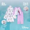 imageDisney Girls 3piece Bathrobe amp Loosefit Pajama Set Soft amp Cute for KidsFrozen Sisters