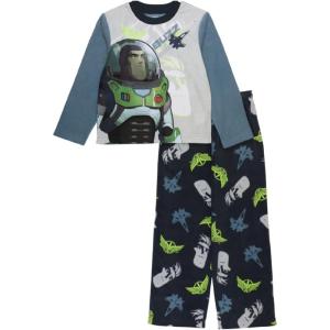 imageDisney Boys 2Piece Loosefit Pajama Set Matching Shirts amp Pants Soft amp Cute for KidsBuzz Space