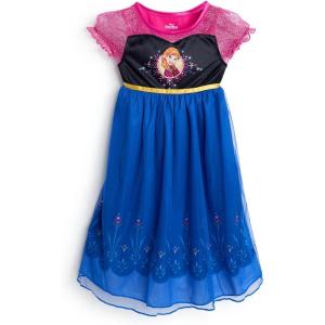 imageDisney girls Frozen Fantasy Gown NightgownHappy Anna 2